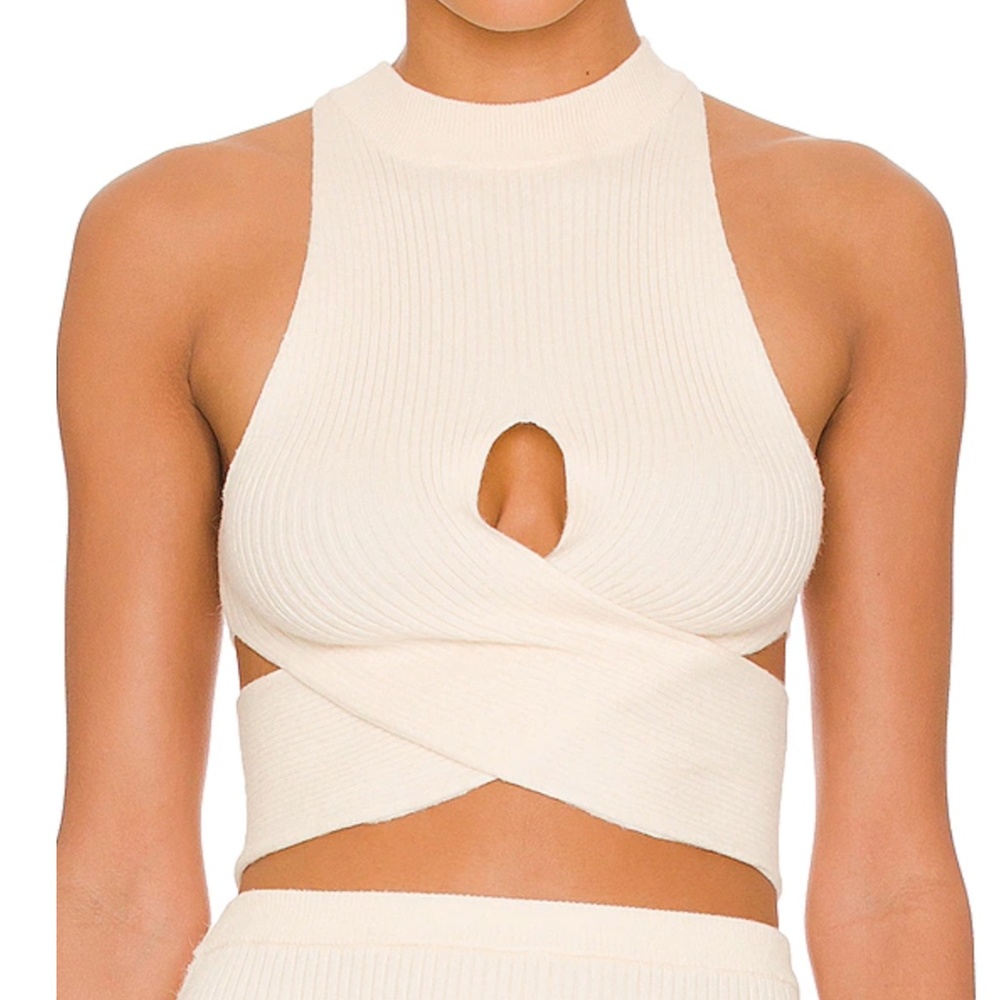 NWT - REVOLVE Macadamia Crossover Top  Camila Coelho brand: Camila Coelho